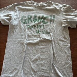 Gray Grinch Graphic T-Shirt